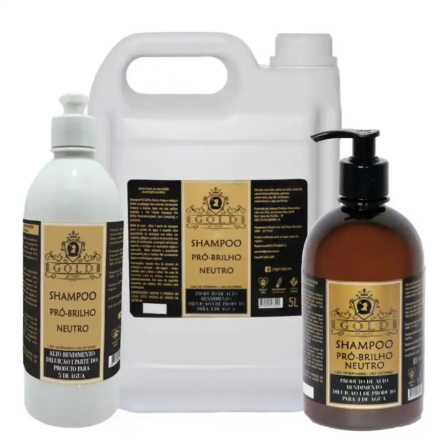 Shampoo Pró-Brilho Neutro GOLD